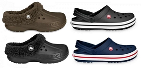 Blitzen Lined Wintercrocs oder Crocband Clogs
