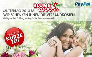 Muttertag: 20 Prozent Rabatt bei Blume2000 oder 15 Prozent Rabatt bei LIDL-Blumen