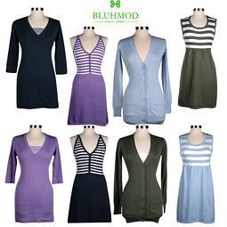 Bluhmod Strickkleid oder Cardigan in 4 Farben