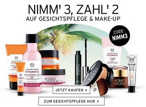 The Body Shop – 3 für 2 Aktion auf alle Sale-Produkte