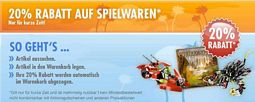 bol.de: 20% Rabatt auf Spielwaren