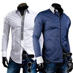 BOLF Herrenhemd Langarm Slim Fit