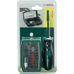 Bosch 32-tlg. Schrauberbit-Set + Handschraubendreher