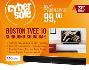 Boston Acoustics TVEE 10 All-in-One Soundbar