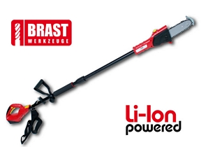 Brast Teleskop-Astsäge elektrisch 18V Li-Ion Akku