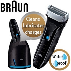 Braun Series 5-550cc elektrischer Rasierapparat mit Reinigungsstation