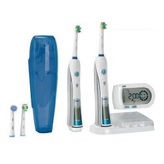 Braun Oral-B Triumph 5000 Elektrische + SmartGuide + 2. Zahnbürste + 3D White Probierpack