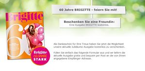 G+J: Eine Ausgabe der Brigitte kostenlos