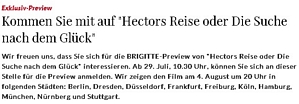 Kostenlos zu Zweit ins Kino: Hectors Reise oder Die Suche nach dem Glück