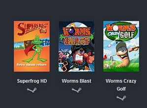The Humble Bundle – Team 17 Bundle mit diversen Worms-Spielen ab $1