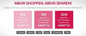 C&A: Dank Gutscheinaktion bis zu 20 Euro pro Bestellung sparen