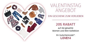 C&A: 20 Prozent Rabatt auf die Men- und Women-Kollektion