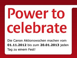 Ab morgen Cashback auf diverse Canon-Produkte