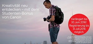 Canon Studentenbonus – bis zu 300 Euro Cashback