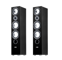 Canton 3 Wege Standlautsprecher Paar GLE 490 (150/320 Watt) Schwarz