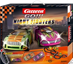 Carrera GO!!! – Night Fighters Set 2007 Rennbahn mit 7,2 Meter Länge
