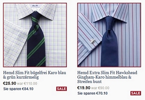 Charles Tyrwhitt: Dank Gutscheincode 20 Euro Rabatt erhalten