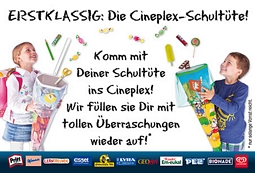 Cineplex: Auch dieses Jahr wieder Schultüte kostenlos befüllen lassen