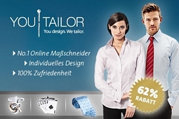 Groupon: YouTailor-Gutschein für 19 Euro statt 50 Euro