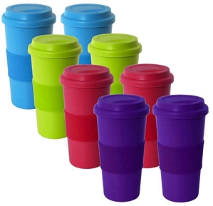 2x 475ml Coffee to Go Kaffeebecher Warmhaltebecher