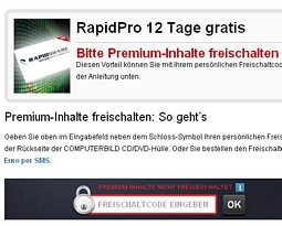 ComputerBILD: Rapidshare-Premiumaccount für 12 Tage für 1,99 Euro testen
