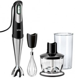 Braun Multiquick 7 MQ 735 Sauce Stabmixer Premium Schwarz/Edelstahl