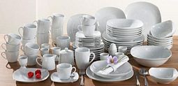 Porzellanservice Creatable Square 67-teilig