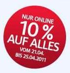 C&A: 10% Rabatt auf alle Artikel