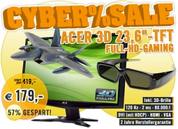 Acer GD245HQAbid 24 Zoll 3D-Monitor