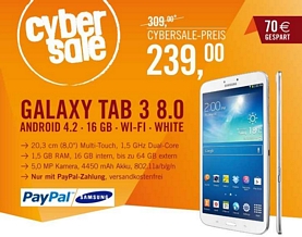 Samsung Galaxy Tab 3 8.0 16GB WiFi+LTE