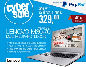 Lenovo M30-70 13,3 Zoll Multimedia-Notebook
