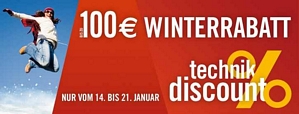Cyberport: Bis zu 100 Euro Winterrabatt auf Vorführ- & Gebrauchtware