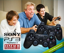 DailyDeal: 2 original Playstation-3-Dual-Shock-Controller für 39,95 Euro