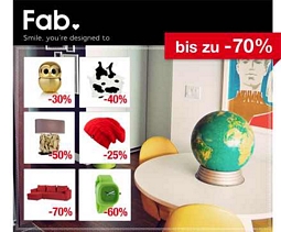 DailyDeal: 100 Euro Fab.de-Gutschein ab 29,90 Euro