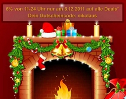 DailyDeal Nikolausaktion: 6% auf fast alle Deals (bis 24 Uhr)