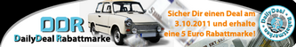 DDR – DailyDeal Rabattmarke – beliebigen Gutschein bei DailyDeal kaufen und 5 Euro Gutschein erhalten