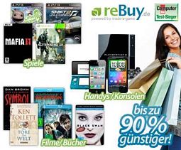 DailyDeal: reBuy-Gutschein im Wert von 30 Euro ab 10 Euro