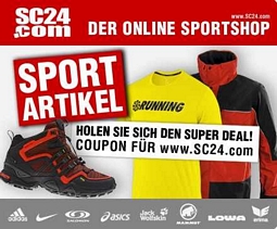 DailyDeal: SC24.com Gutschein im Wert von 60 Euro für 20 Euro