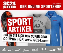 DailyDeal: Gutschein für SC24.com im Wert von 45 Euro ab 11,99 Euro
