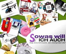 DailyDeal: Gutschein für den Shop von Sowas will ich auch im Wert von 25 Euro ab 6 Euro