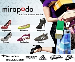 DailyDeal: mirapodo-Gutschein im Wert von 30 Euro ab 3 Euro