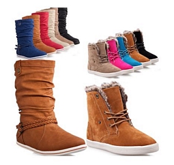 Ebay-WOW: Damen Stiefeletten und gefütterte Winterstiefel