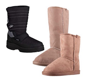 Damen Yeti Boots Stiefel Stiefeletten Winter gefüttert Winterstiefel