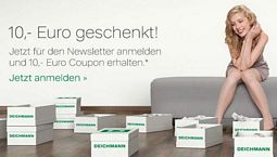 Deichmann: Schuhausverkauf 50 Prozent Rabatt + Gutschein