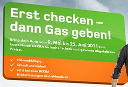 DEKRA: Kostenloser Sicherheitscheck für das Auto junger Fahrer