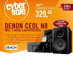 Denon RCD-N8WT Netzwerk Kompaktreceiver (weiß)