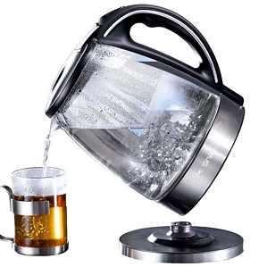 DE SINA Wasserkocher Kocher 1,7 Liter 2200 Watt