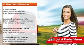 Probefahren bei der Deutschen Bahn – 3200 kostenlose Tickets für verschiedene Strecken