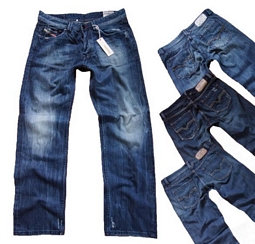 Diesel Herren Jeans Larkee 823G Straight Fit Herren