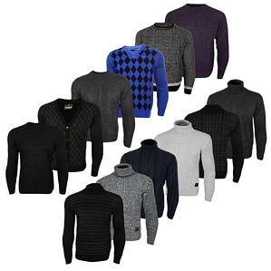 Doramafi Herren Strickpullover